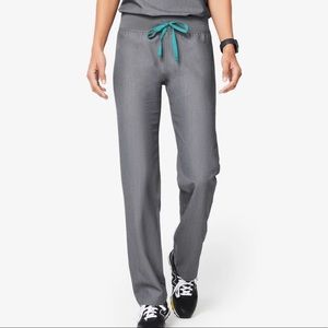 FIGS Gray Livingston Basic Scrub Pants S petite